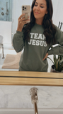 Team Jesus Pullover - Green