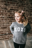 Kids XOXO Pullover - Grey