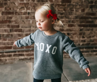 Kids XOXO Pullover - Grey
